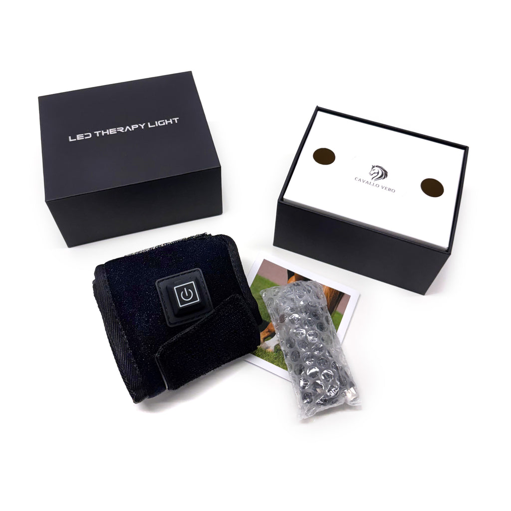 Infrarot-Hufglocke Pferd – 660nm & 850nm – Kabellos, Schmerzlinderung Huf